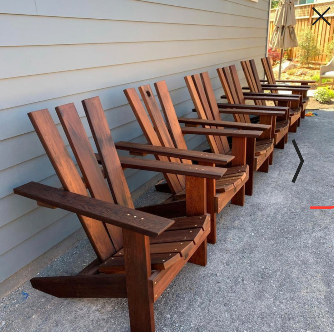 1800s Wine Tank Adirondack Chair