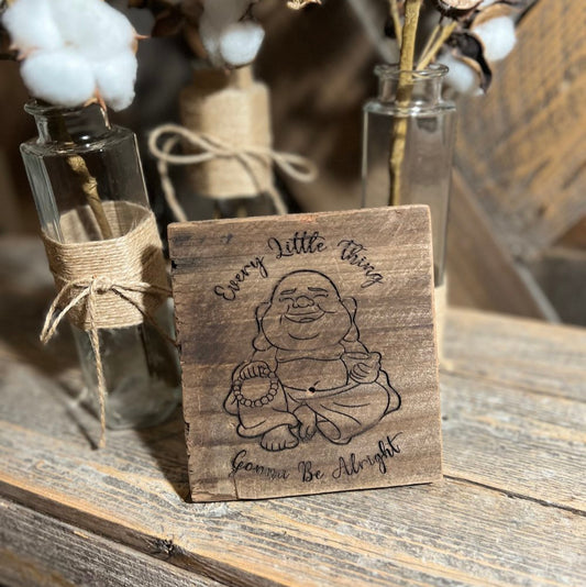 Rustic Good Vibes Sign