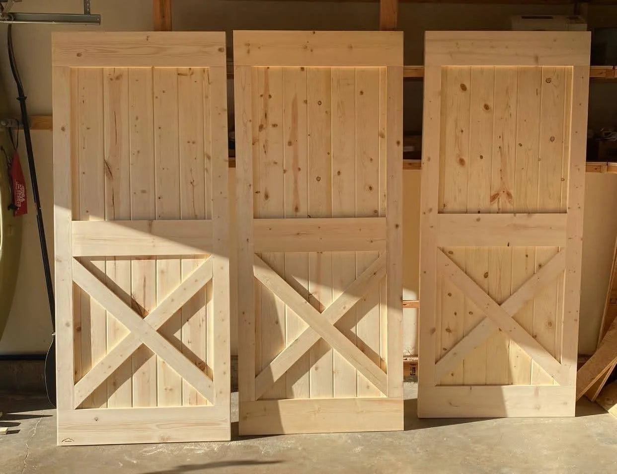 Custom Barn Door w/sliding hardware starts at just $285 (with a $100 deposit)