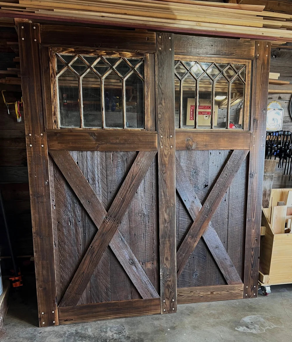 Custom Barn Door w/sliding hardware starts at just $285 (with a $100 deposit)