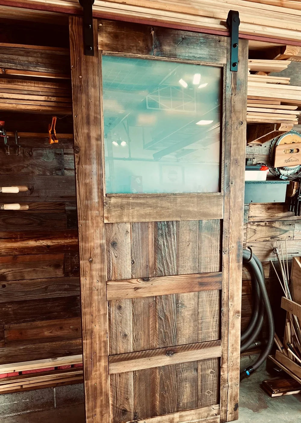 Custom Barn Door w/sliding hardware starts at just $285 (with a $100 deposit)
