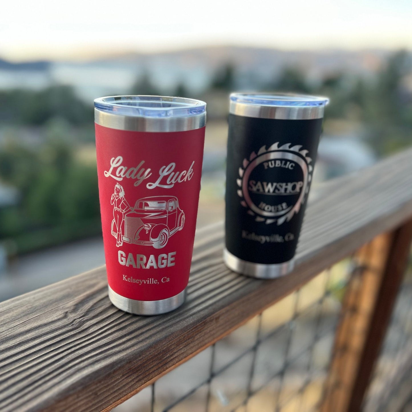 20 ounce customized tumbler