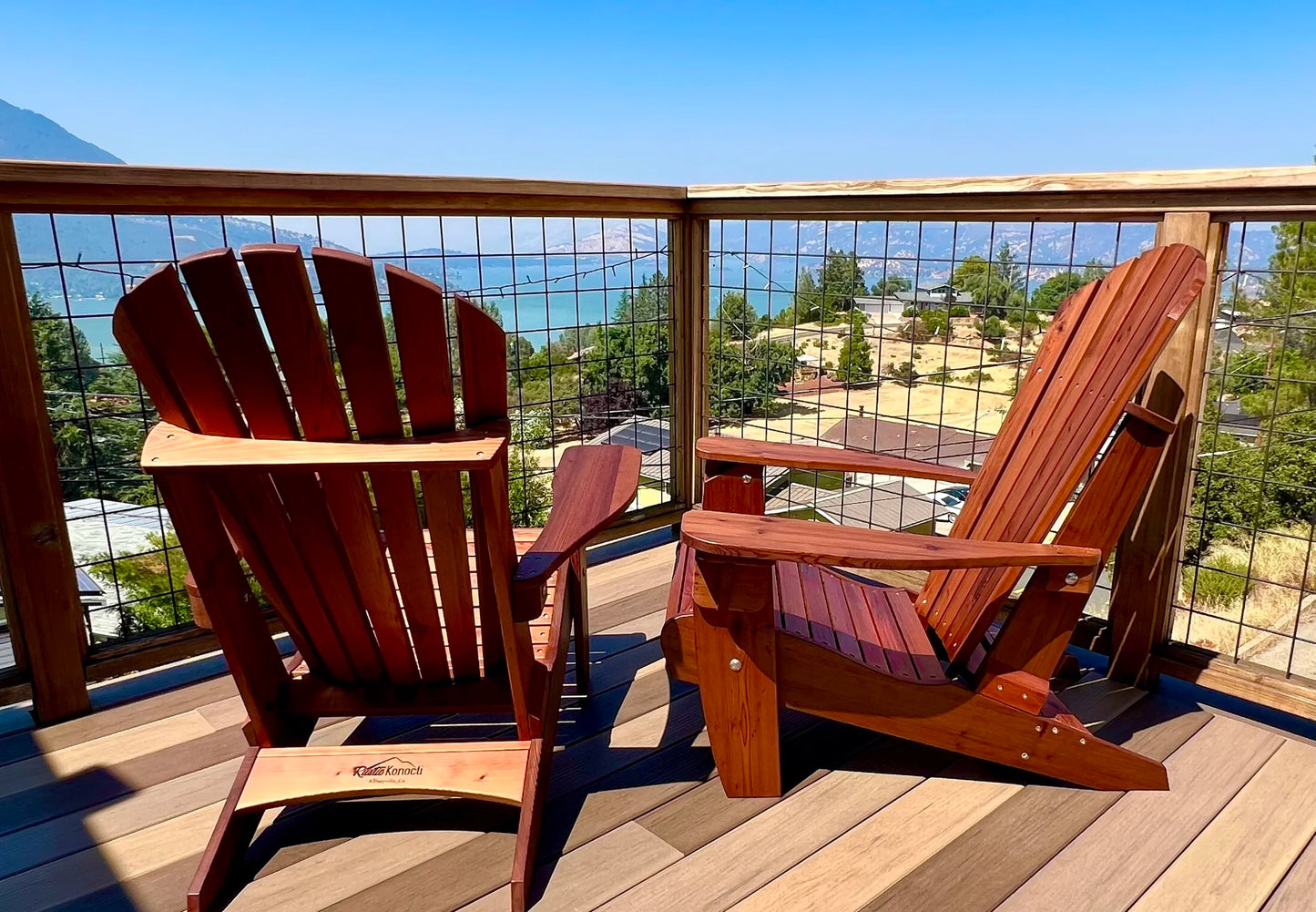 Rustic Konocti Signature Series Adirondack Chairs