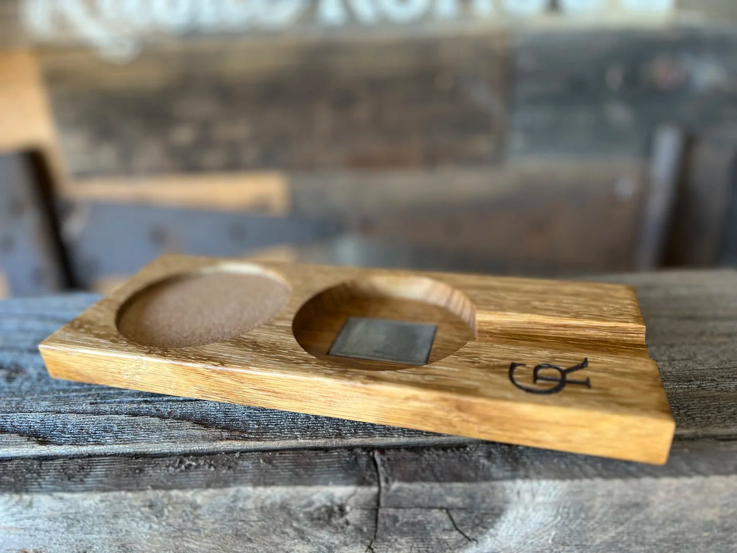 Whiskey/Cigar Tray